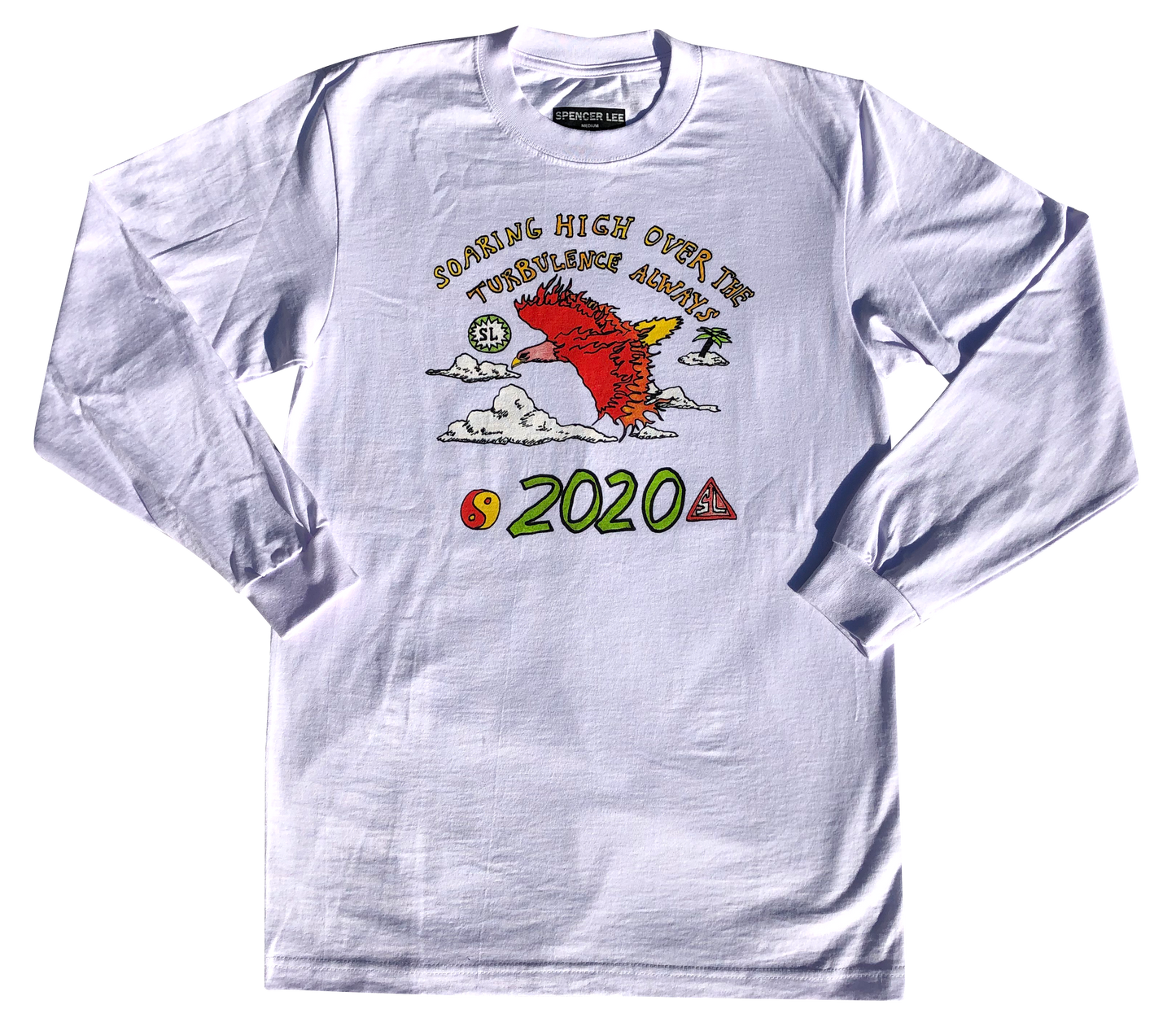 Firebird Longsleeve (White) - Shotta Spence