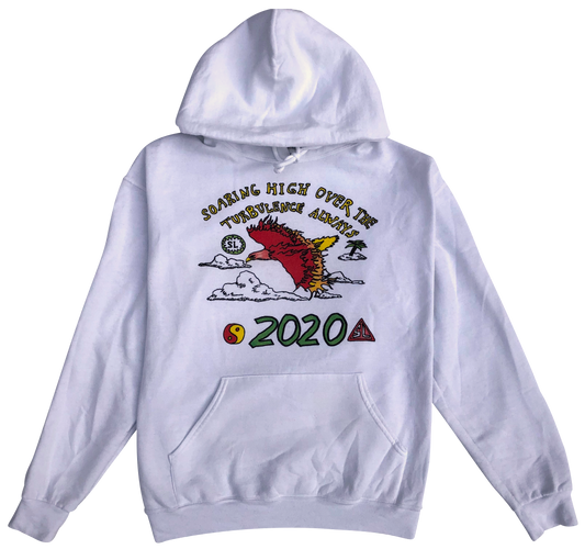 Firebird Hoodie (White) - Shotta Spence