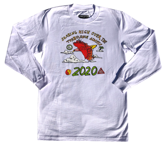 Firebird Longsleeve (White) - Shotta Spence